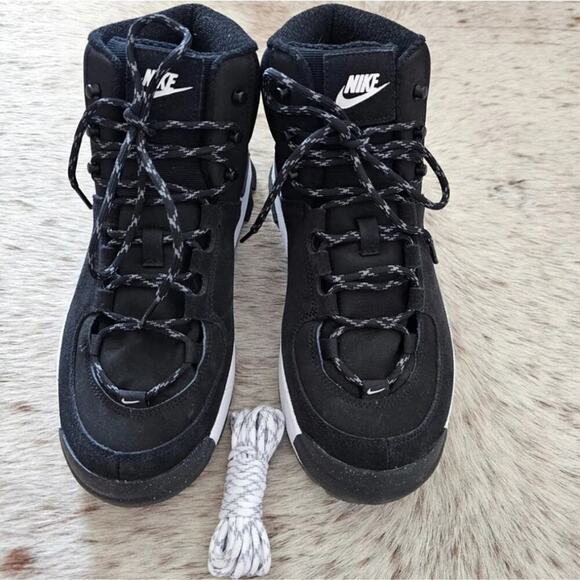 Nike City Classic Manoa Hiker Boots Black‎ White Hiking Trail Boots Sneakers 7 - Picture 14 of 15